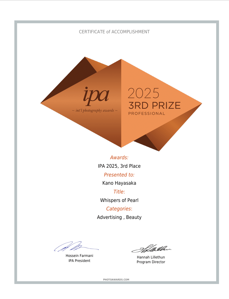 IPA 2025 3rd Prize